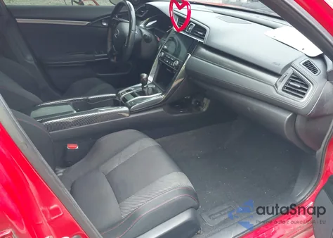 2019 Honda Civic Si из США, поврежденный, VIN 2HGFC1E56KH705042